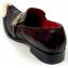 Fiesso Burgundy Genuine Leather Metal Tip Loafers FI7435.